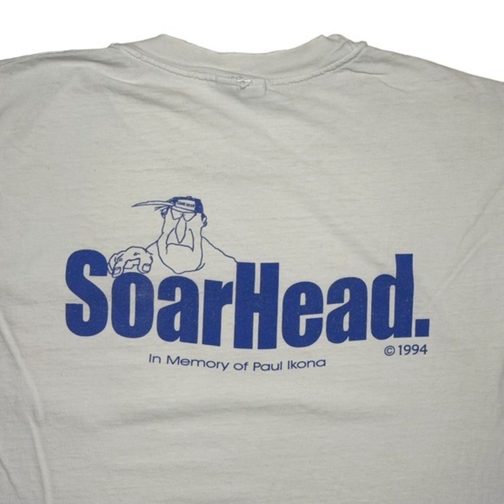 Vintage 90s Soarhead Glider Tech x Paul Ikona memory shirt
